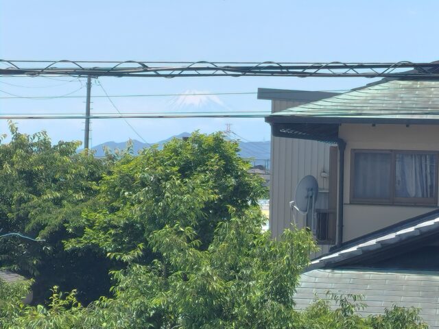 2号棟からの富士山の眺望