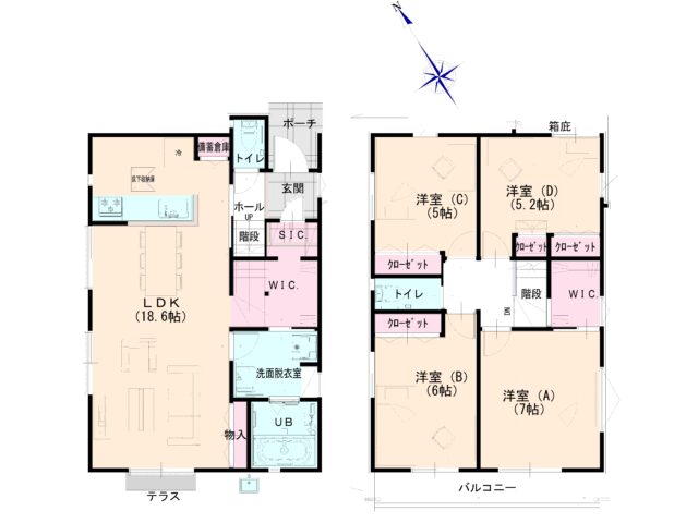 15号棟、間取り図