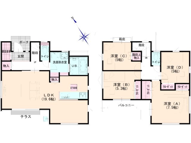 16号棟、間取り図